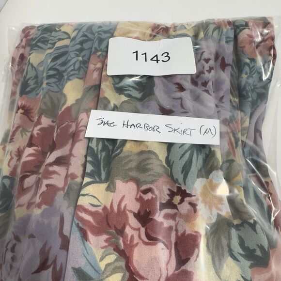 Vintage Knife Pleated Maxi Skirt M 90s Cottagecore Fairy Floral Grunge Bloomcore - Picture 10 of 10